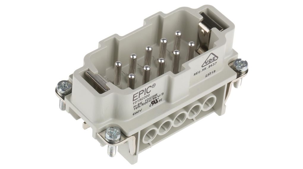 10192000 | EPIC Heavy Duty Power Connector Module, 16 A, H-BE ...