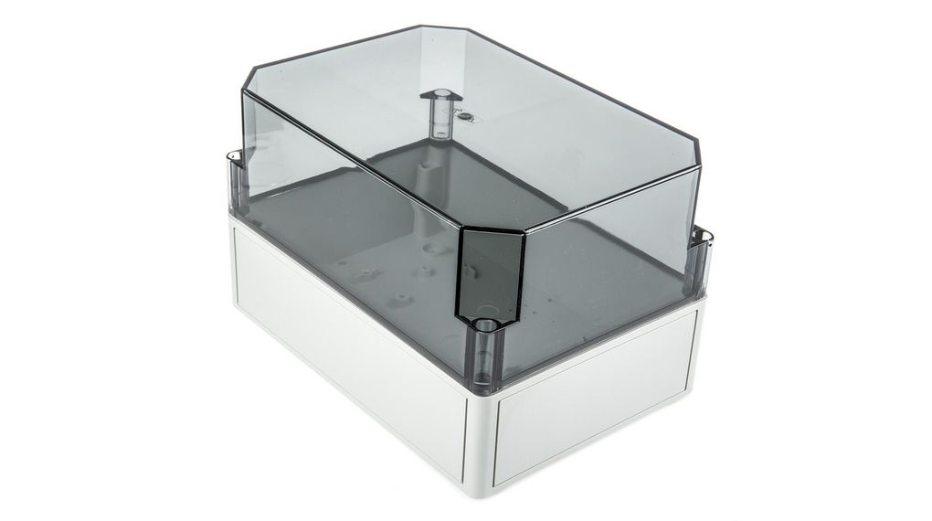Kunststoffgehäuse 254x180x165mm Grau Polystyrol IP66