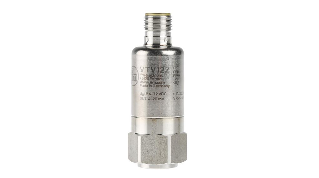 Capteur de vibrations 32V 10 Hz ... 1 kHz / 0 ... 25 mm/s Nombre d'axes 1