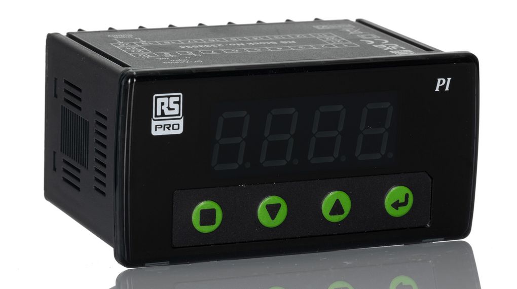 7-Segment Display Process Indicator for Current, Voltage, 92mm x 45mm