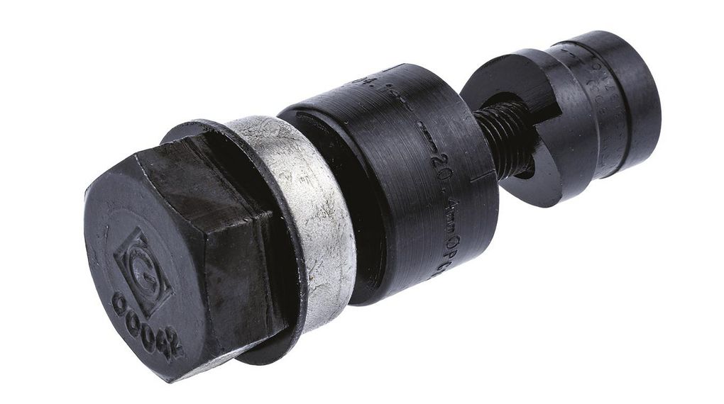 Greenlee Punch and Die Tool, 20.4mm, Circular, Hand Operation