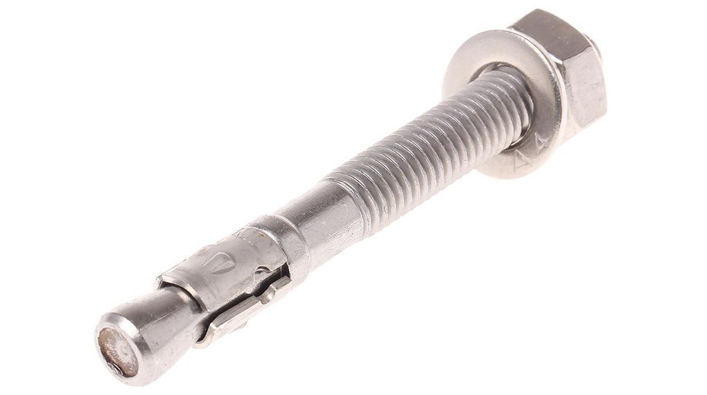 Fischer Fixings Stainless Steel Masonry Fixing M10 x 75mm, 10mm Fixing Hole x 75mm, Pack of 10 pieces