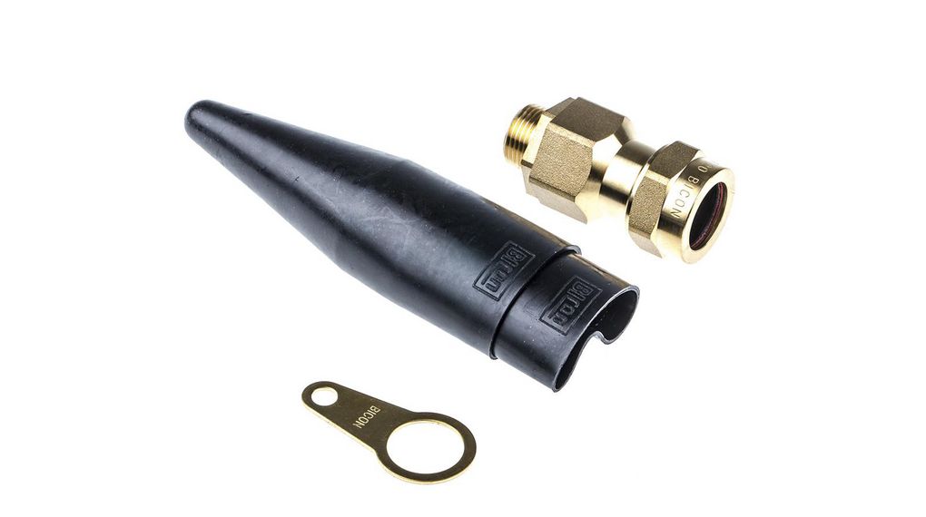 Prysmian CW20 Series Steel Cable Gland Kit, M20 Thread, 11.7mm min., 20.8mm max., IP66