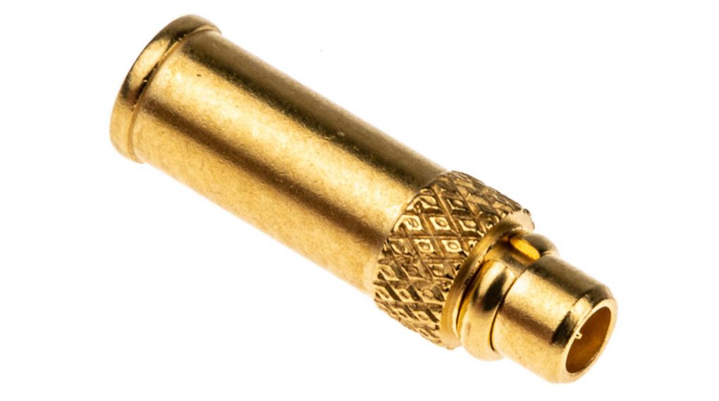 MMCX Series CableMale MCX, 50 Ohm, Straight BodyCrimp, Mâle, Droit, 50Ohm, A sertir
