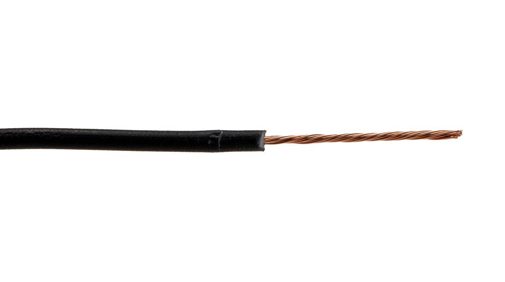 Lapp ÖLFLEX® H05Z-K 90° Series Black 0.52 mm² Hook Up Wire, 20 AWG, 100m, Cross Linked Insulation, 4725011