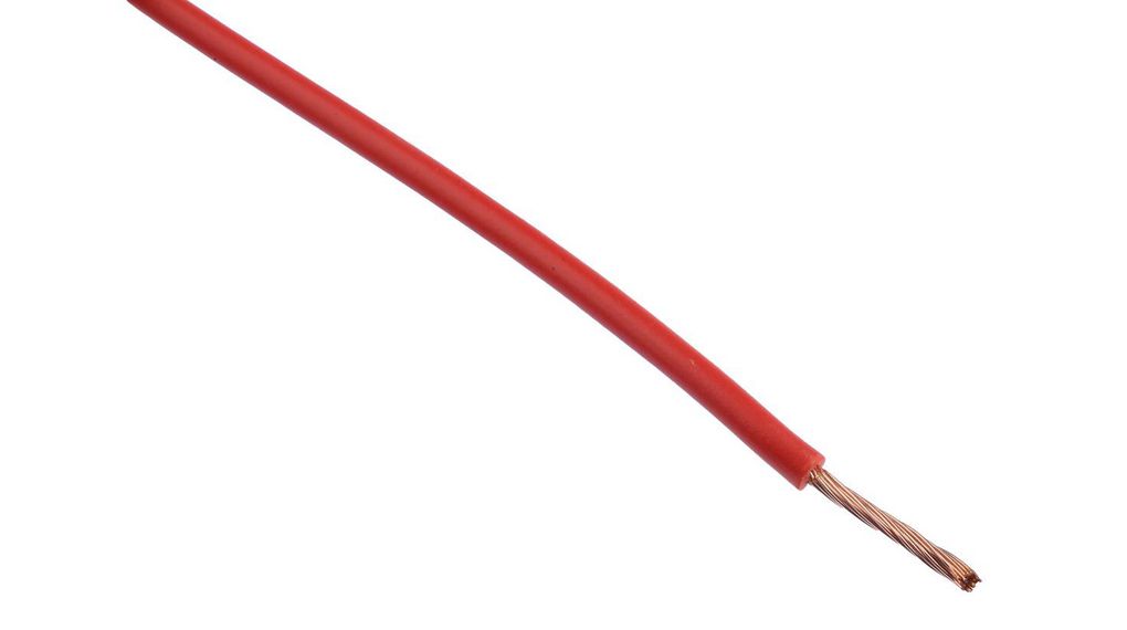 Lapp ÖLFLEX® H07V-K Series Red 2.5 mm² Hook Up Wire, 50/30, 100m, PVC Insulation, 4520042