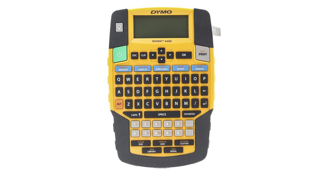 Dymo Rhino 4200 Handheld Label Printer, 19mm Max Label Width, UK Plug