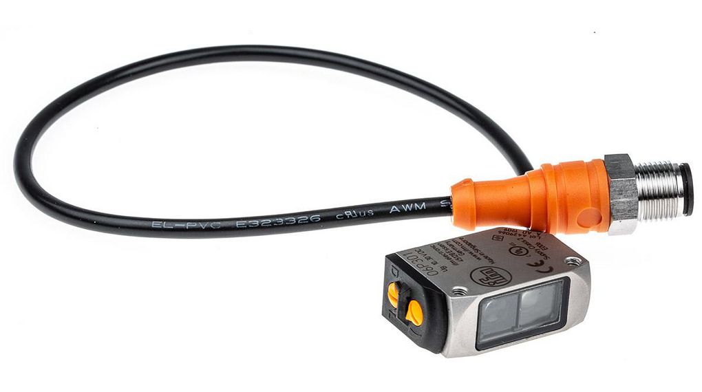 O6P301 | Ifm ifm electronic Retroreflective Photoelectric Sensor, Block ...