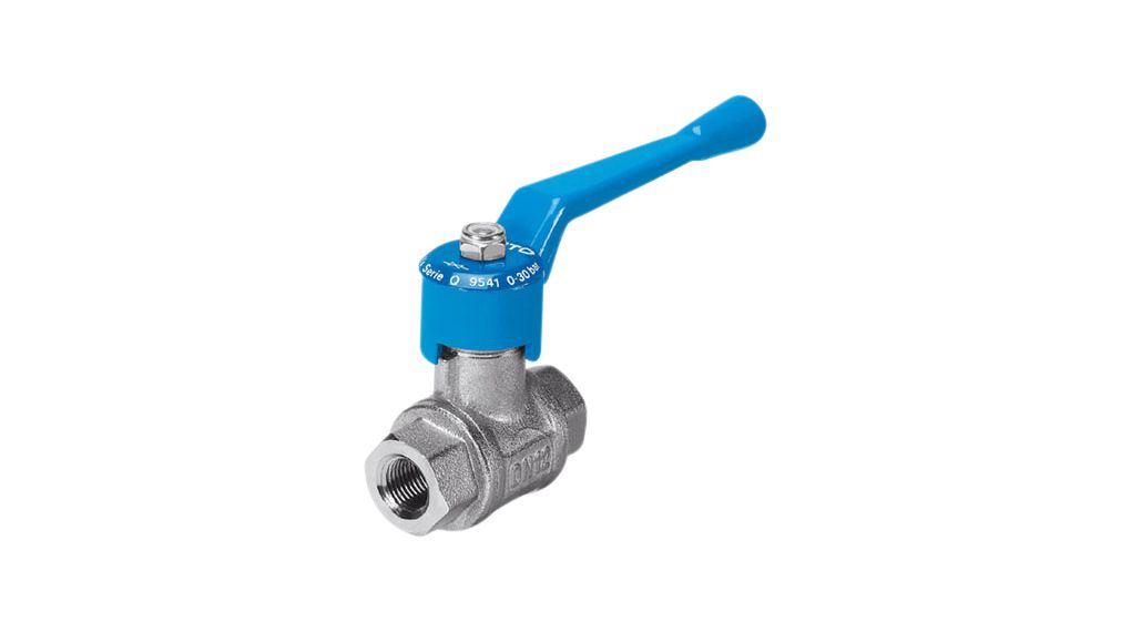 Festo QH-QS-6-1/8 Manual Valve – 2/2, R1/8 Thread To QS-6 Push-In Connector