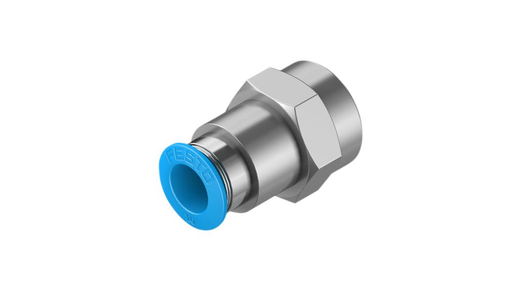 QSF 3 8 10 B Festo Push In Fitting 34 2mm Compressed Air QS