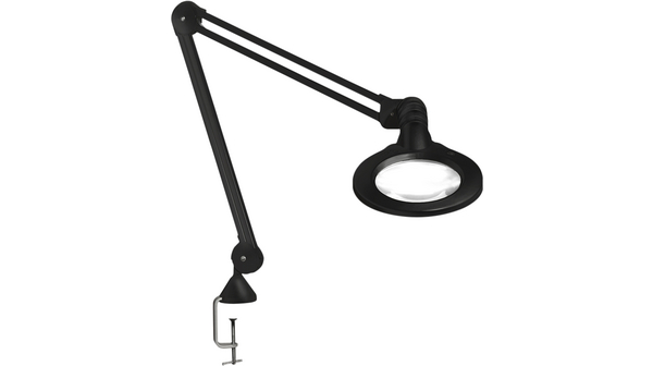 Magnifying Glass Lamp, ESD, 127mm, 2.3x, Glass, CH Type J (T12) Plug
