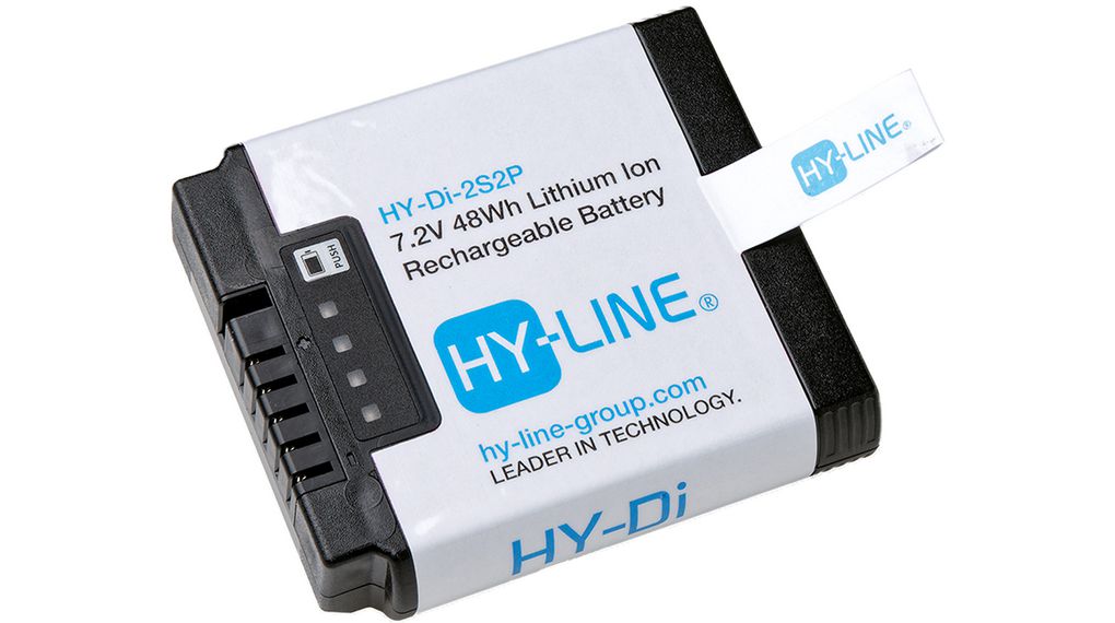 HY-Di Rechargeable Battery Pack, SM-Bus, Li-Ion, 7.2V, 6.67Ah