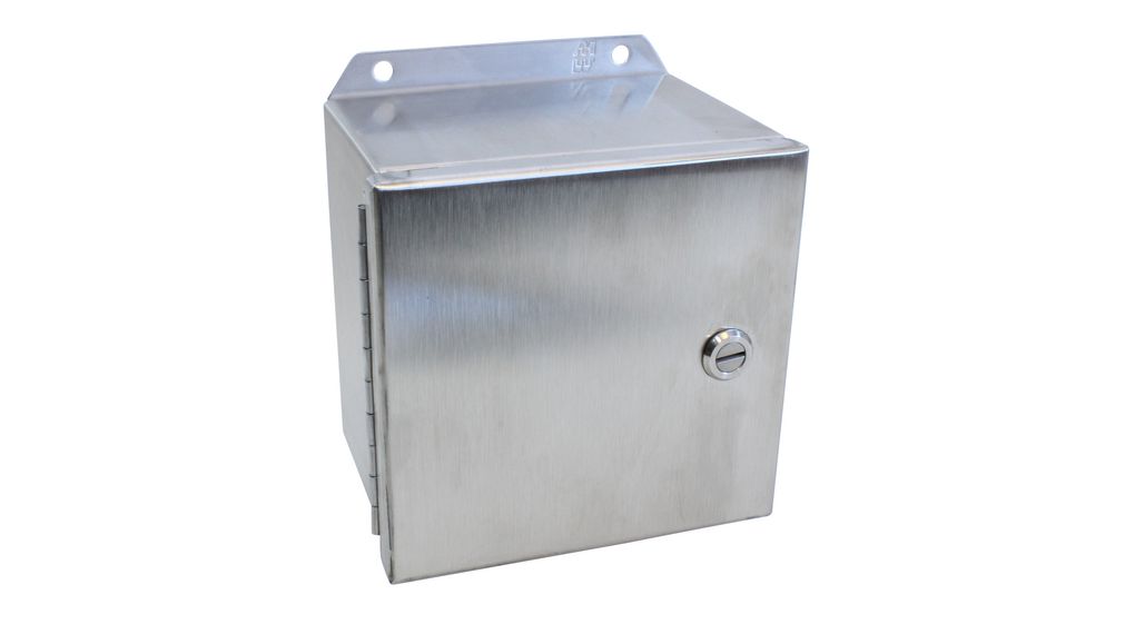 Type 4X Junction Box, 152x102x152mm, Stainless Steel, Grey