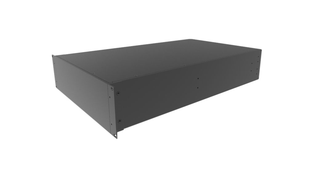 RM3U1928SBK | Hammond 19 Desktop Enclosure, Rack Mount, 3U, Aluminium ...