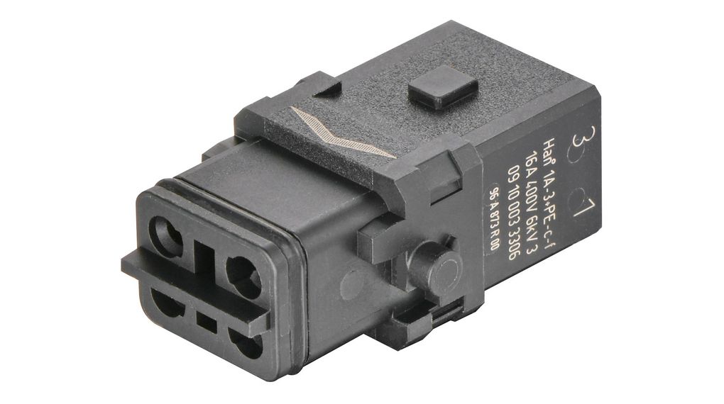 Einsatz, Han, 3 Pole, Crimp, Steckbuchse