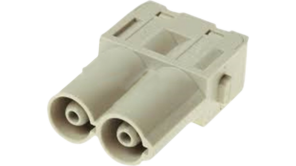 Connector, Han , 2 Polen, Schroefaansluiting, Stekker