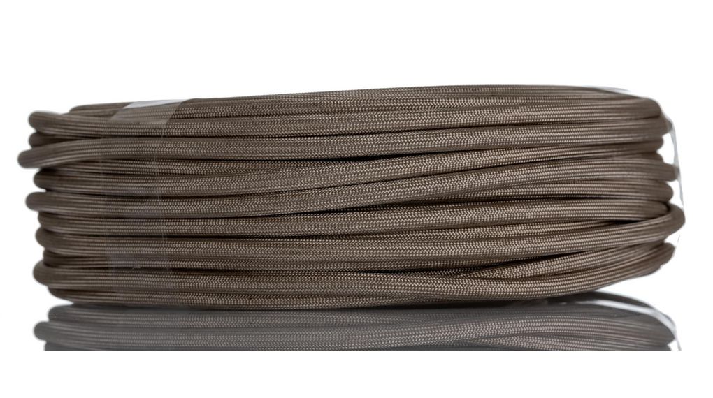 Passe-câble 4mm Fibre de verre, silicone 25m Naturel, Lot de 25 pièces