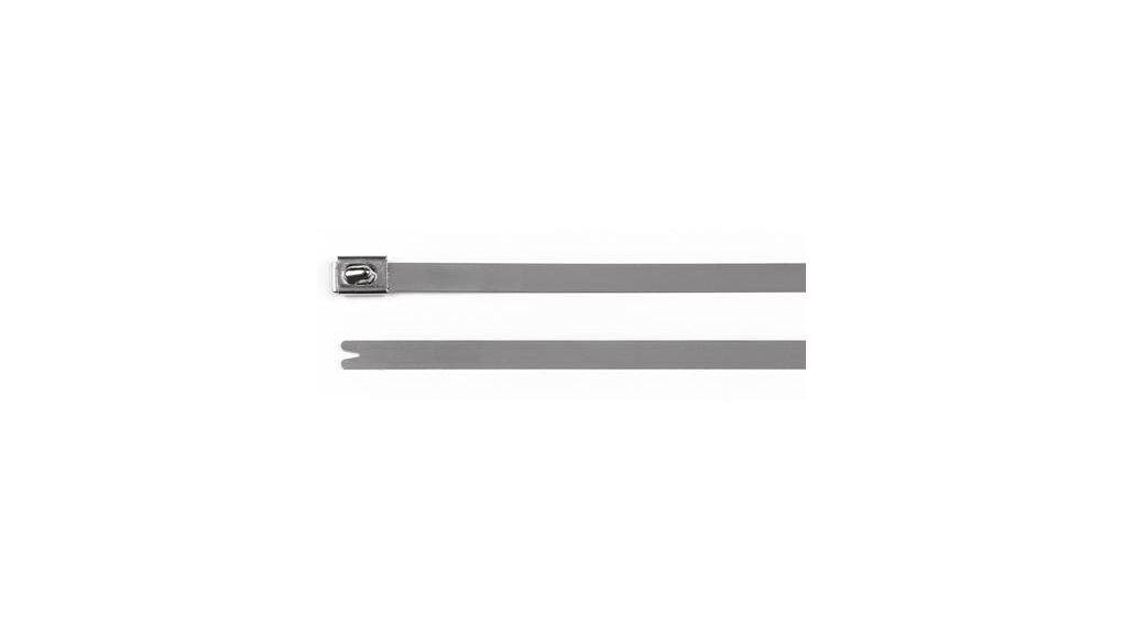 Kabelbinder Edelstahl 201 x 7.9mm, 2kN, Packung à 50 Stück