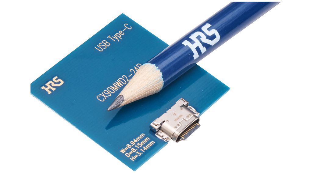 USB Connector, Socket, USB-C , Right Angle, Positions - 24