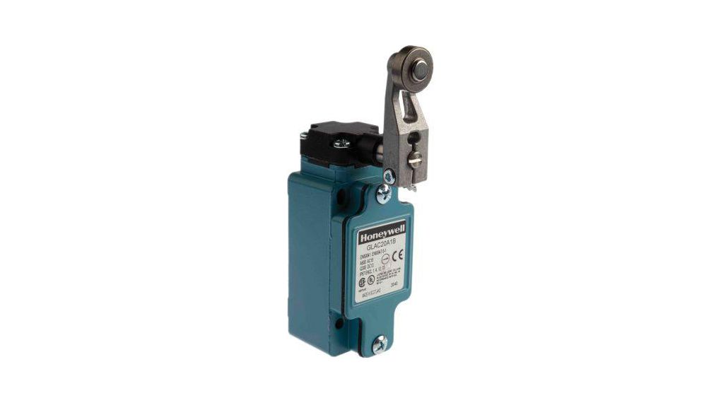 Rollenhebel-Endschalter der Serie GLA, 2NO/2NC, IP67, DPDT, Zinkdruckgussgehäuse, 600 V AC Max, 10 A Max
