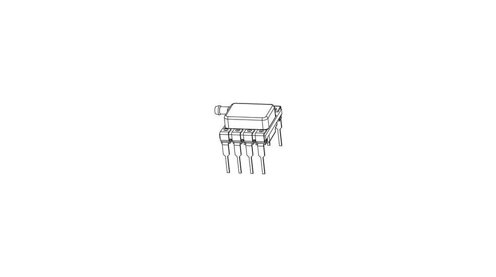 SENSOR PRES 1PSI DIFF 5V DIP, Pack of 50 pieces