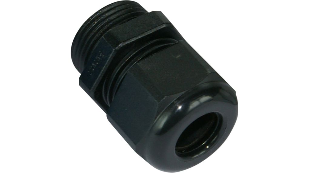 Cable Gland, 4 ... 8mm, M16, Polyamide, Black