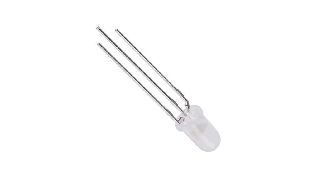 Kingbright2 V, 2.2 V Green & Red LED 5mm Through Hole, L-59EGW-CA