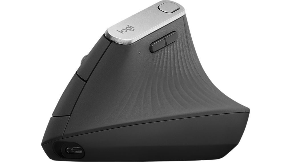 Wireless Mouse MX VERTICAL ADVANCED 4000dpi Optisch Rechtshandig Donkergrijs
