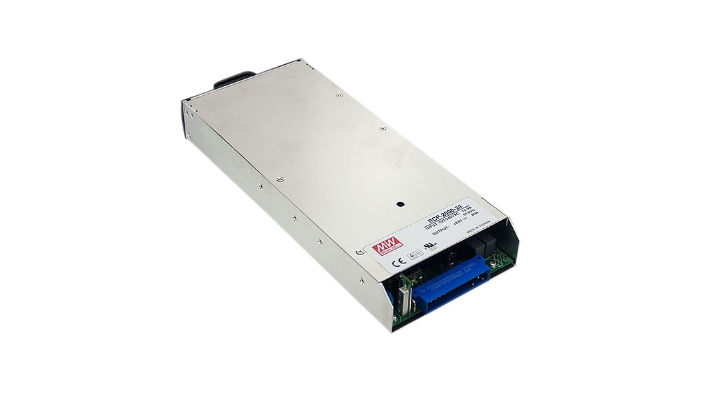 1 Output Rack Mount Power Supply, 1.92kW, 24V, 80A