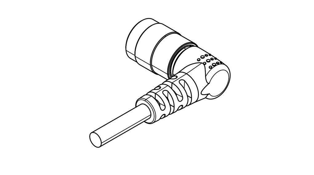 Kabelsats, M16-sockel - Pigtail, 14 Ledare, 10m, IP67, Svart