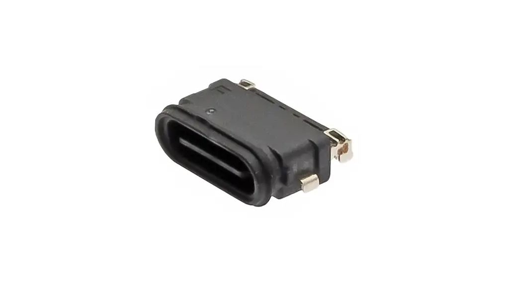 USB Connector, Socket, USB-C 3.1, Right Angle, Positions - 24