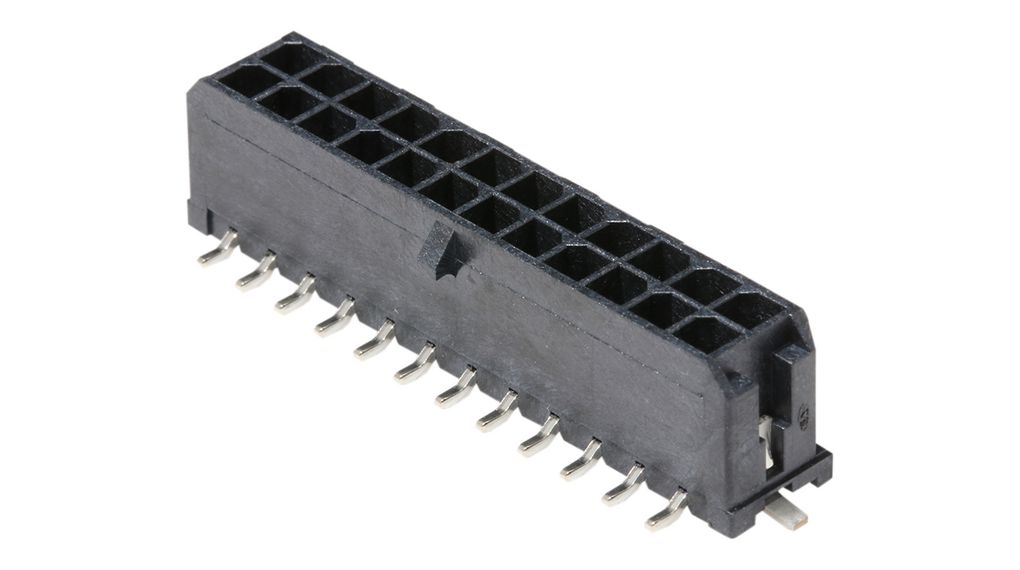 PCB Header, Plug, 8.5A, 600V, Contacts - 24