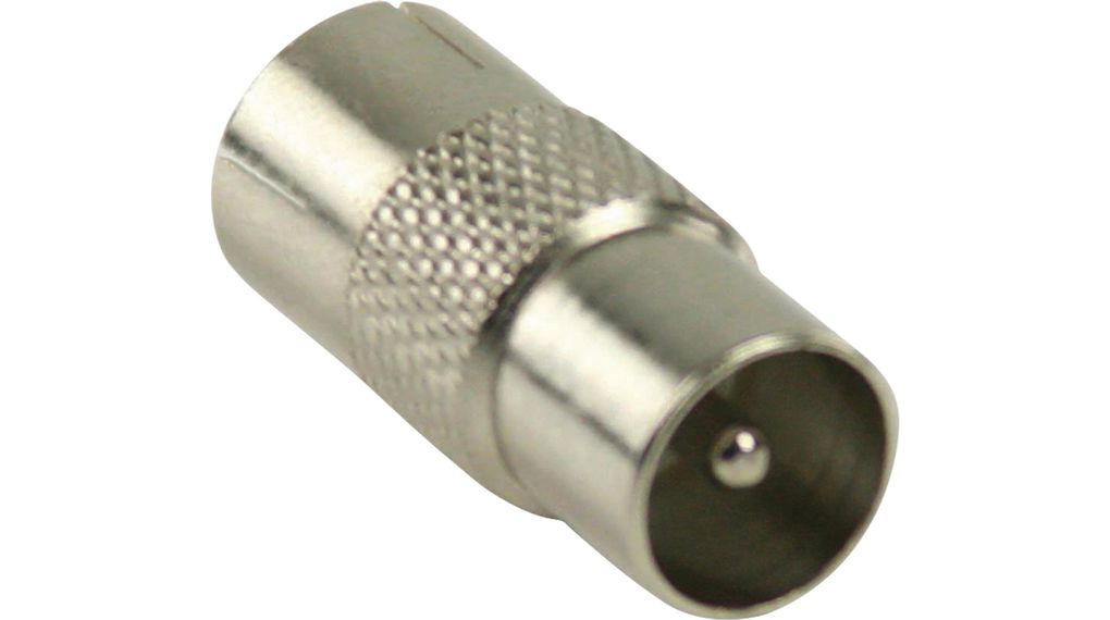 RF Adapter, Straight, IEC (Coax) Plug - IEC (Coax) Socket
