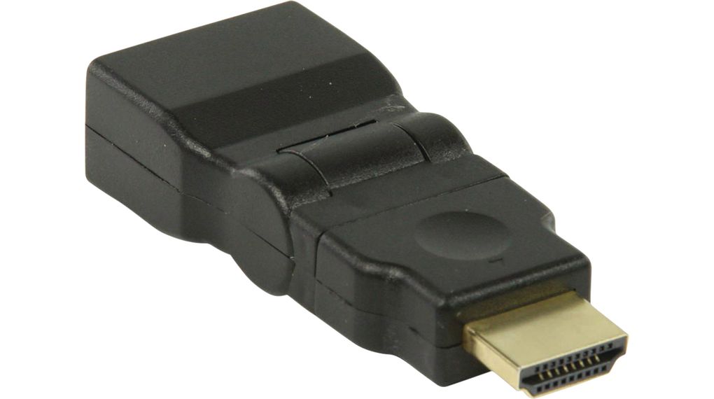Otočný adaptér HDMI, Zástrčka HDMI - Zásuvka HDMI