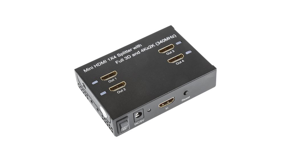 Video-Splitter 1x HDMI® - 4x HDMI 3840 x 2160