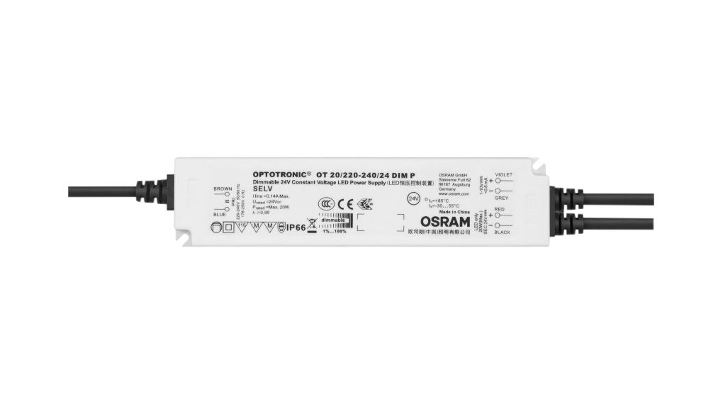 OT-20/220-240/24-DIM-P | Osram LED-Treiber 20W 24V IP66 