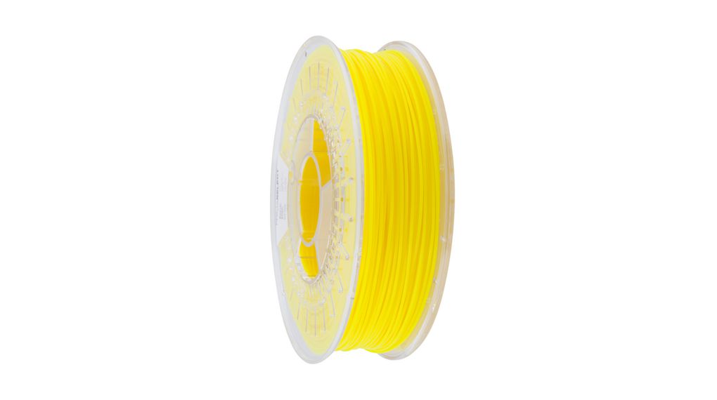 3D Printer Filament, PLA, 1.75mm, Neon Yellow, 750g
