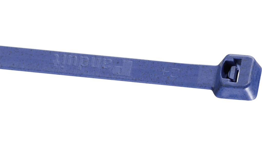 Kabelbinder mit detektierbarem Metallanteil 186 x 4.8mm, Polypropylen, 133N, Blau