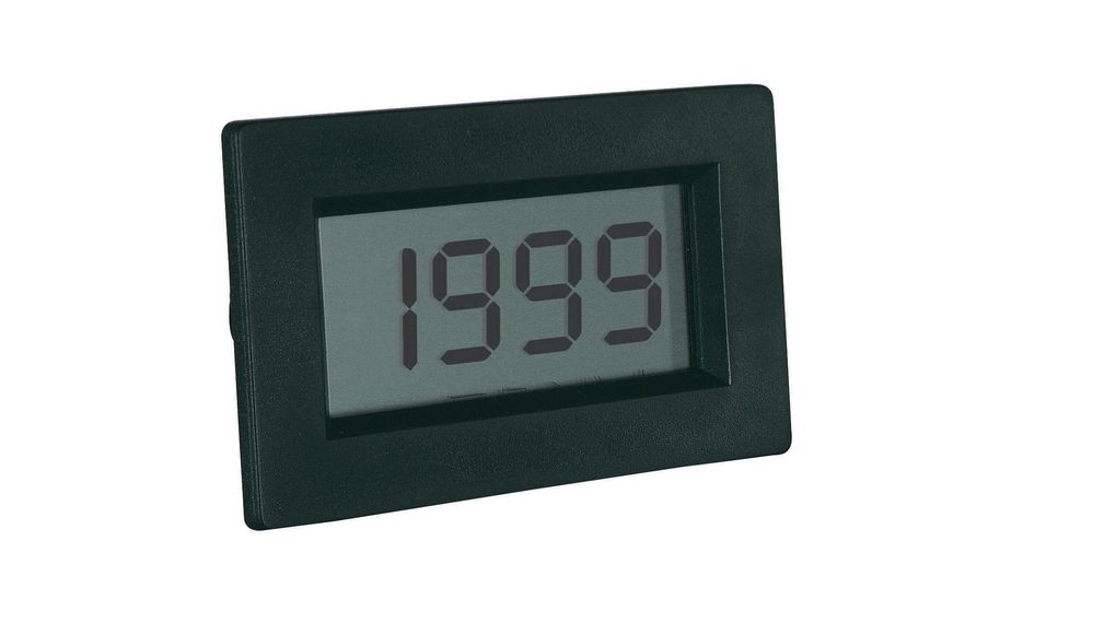 LCD-voltmetermodul, 0 ... 200 mV, 3-1/2 sifre