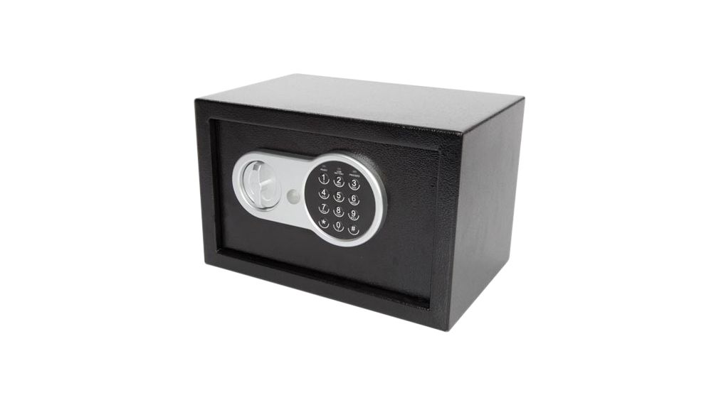 Elektronischer Safe, 200x310x200mm, schwarz