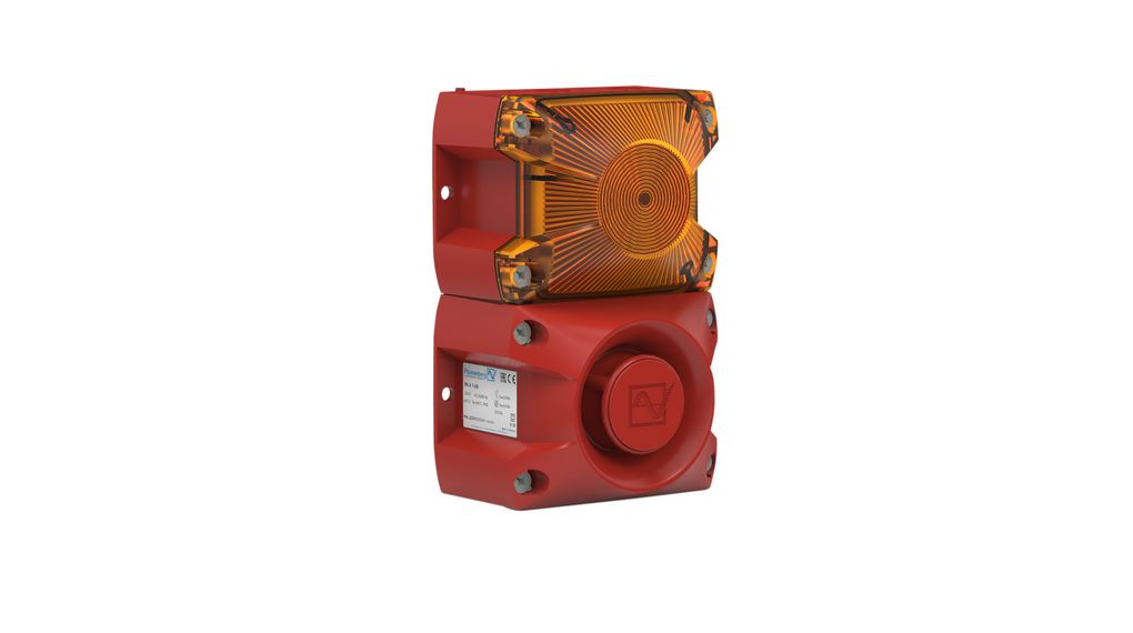 Xenon-Summer PATROL Orange Mehrere Töne 24VAC 105dBA IP66 Oberflächenmontage