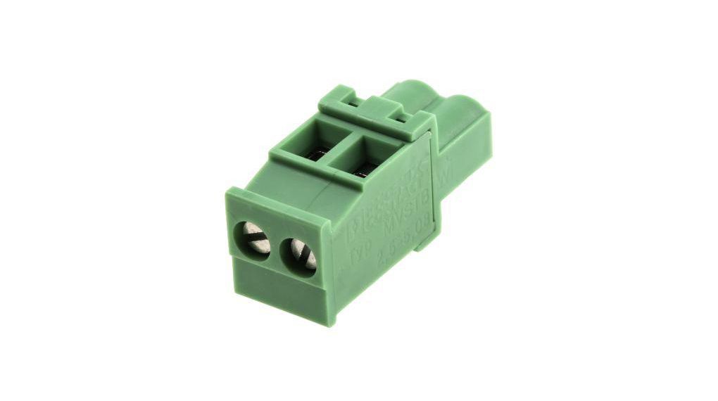 1809792 1792757 | Phoenix Contact 5.08mm Pitch 2 Way Pluggable Terminal Block ...