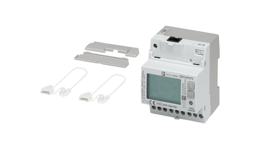 Energy Meter MODBUS TCP / Ethernet 288V IP51 / IP20 5 A EMPro