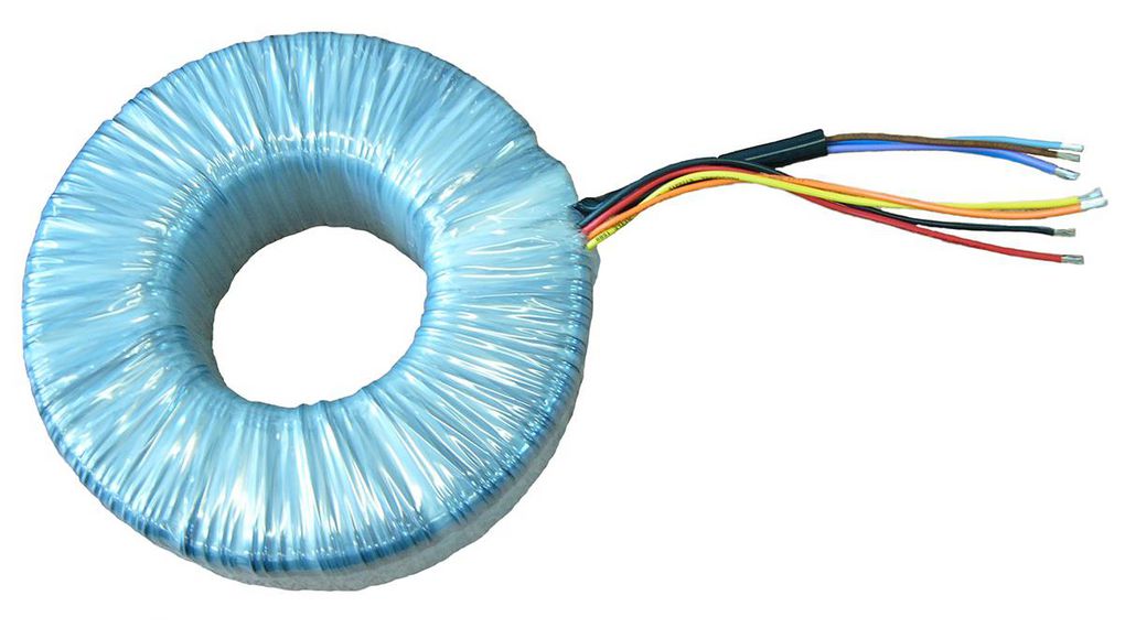 2 x 115V ac, 2 x 24V ac Toroidal Transformer, 100VA, IEC 61558-2-6