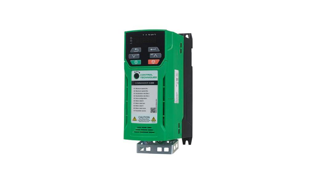Control Techniques Inverter Drive, 0.37 kW, 3 Phase, 380 → 480 V ac, 1.3 A, C200 Series