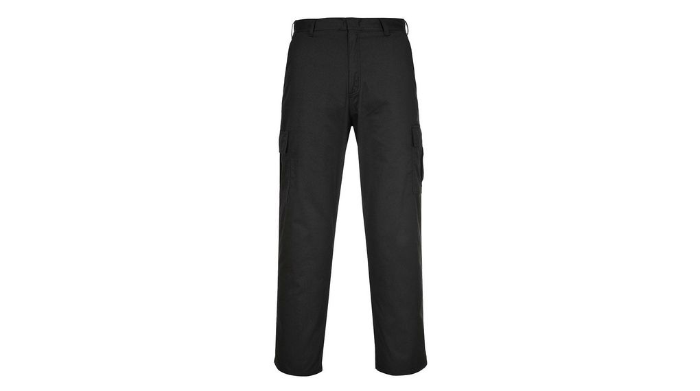 C701 Unisex's Black 35% Cotton, 65% Polyester, Size 46 Waist Size 59.75 cm W 31in L, Coton / Polyester, Noir