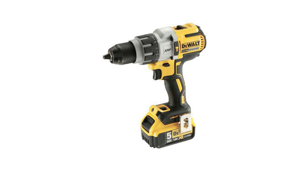 DeWALT DCD Keyless 18V Cordless Hammer Drill Li-Ion, Type G - British 3-Pin
