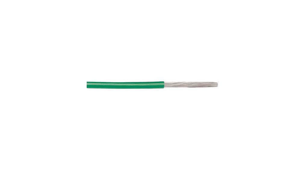 Schaltdraht PVC 3.3mm² Verzinntes Kupfer Grün 30m