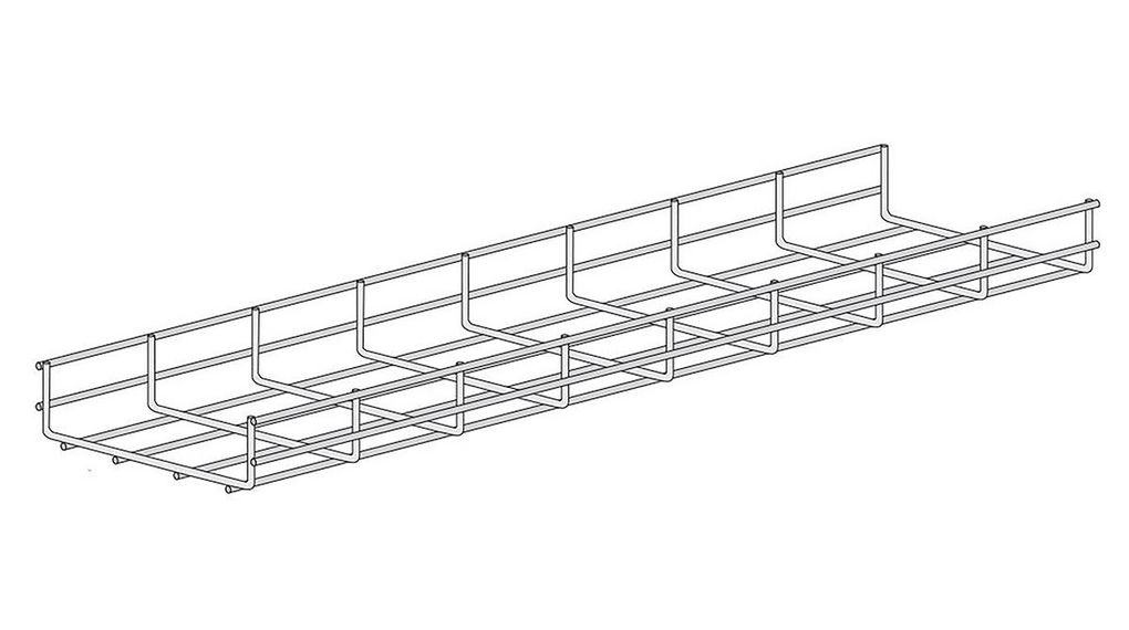 Wire, Electrogalvanised steel 3m x 150 mm x 60mm