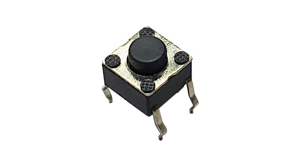PCB Tactile Switch , 1NO, 1.57N, 6 x 6mm,